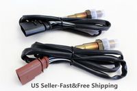 2 pcs Pair Set Oxygen Sensor O2 Front & Rear for VW Beetle Golf Jetta Audi TT