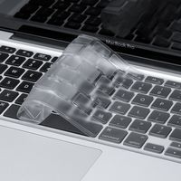 Ultra Thin TPU High Clear Keyboard Cover for MacBook Pro/Retina 13" 15" (No Touch Bar) and Air 13"- TPU Transparent