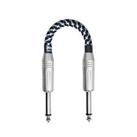 Spectraflex Braided Series Pedal Cable, Dual Straight Plugs, 9 Inch, Black