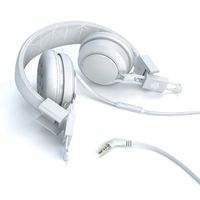 JLab Audio Intro Premium On-Ear Headphones, with Universal Mic (White)
