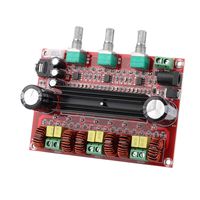Clyxgs 2.1 Channel Class D Digital Power Audio Stereo AMP Module 2x80W+100W(Left,Right & Subwoofer) TPA3116D2 Amplifier Board,12-26V（ Recommended 24V） 100 decibels