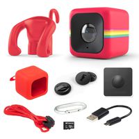 Polaroid Cube Act II - HD 1080p Mountable Weather-Resistant Lifestyle Action Video Camera & 6MP Still Camera w/Image Stabilization, Sound Recording, Low Light Capability & Other Updated Features