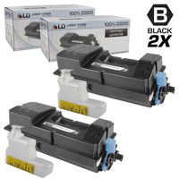 LD Compatible Toner Cartridge Replacement for Kyocera TK-3122 1T02L10US0 (Black, 2-Pack)