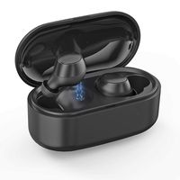 Wireless Earbuds Latest Bluetooth 5.0 Jecoo True Wireless Earphones Stereo Sound Sport Bluetooth Headphones with Charging Case Built-in Microphone Black