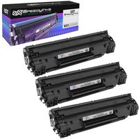Speedy Inks Compatible Toner Cartridge Replacement for Canon 128 | 3500B001AA (Black, 3-Pack)