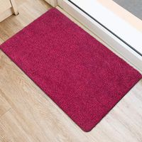 Indoor Super Absorbs Mud Doormat 36"x24" Latex Backing Non Slip Door Mat for Front Door Inside Floor Dirt Trapper Mats Cotton Entrance Rug Shoes Scraper Machine Washable Rug Carpet Pink
