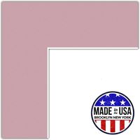 10x25 Soft Pink / Seashell Custom Mat for Picture Frame with 6x21 opening size (Mat Only, Frame NOT Included)