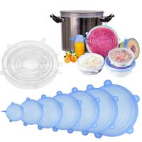[14pcs] longzon Silicone Stretch Lids (Include 2 Exclusive XXL Size up to 12''), Reusable Durable Food Storage Covers for Bowls, Fit Different Sizes & Shapes of Container, Dishwasher & Freezer Safe