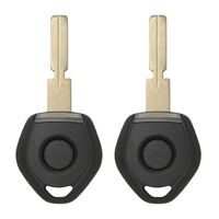 Keyless2Go New Uncut Replacement Transponder Ignition Car Key HU58 (4-Track) (2 Pack)