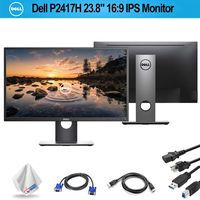 Dell P2417H 23.8" 16:9 IPS Monitor (P2417H) with Microfiber Cleaning Cloth - 1 - Pack