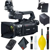 Canon XF405 4K UHD 60P Camcorder with Dual Pixel Autofocus Basic Bundle