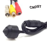 CNDST CCTV Hd Mini Spy Pinhole Security Camera 3.6mm 90degree 1200tvl Mini Hidden CCTV Surveillance Camera Analog