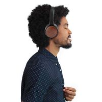 EVEN H4 Bluetooth Headphones with EarPrint Technology That Learns and adapts to Your Hearing, USB-C, Microphone, 20 + Hours of Battery Life, Glasses for Your Ears, Wood Grain Finish