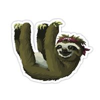 Sloth Sticker - Laptop Stickers - 2.5" Vinyl Decal - Laptop, Phone, Tablet Vinyl Decal Sticker