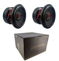 2 x Massive HIPPOXL152 15" Car Audio Subwoofer DVC 2 Ohm 4000W