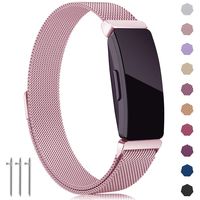 findway Compatible with Fitbit Inspire HR Bands/Inspire Band, Inspire Accessories Stainless Steel Bracelet Women Men Wristbands Strap Compatible for Fitbit Inspire & Inspire HR Fitness Tracker