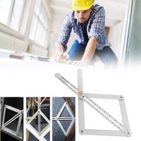 Bevel Corner Protractor, Aluminium Alloy Protractor,Corner Angle Finder for Multi Angle Measurement Tool for Woodworking