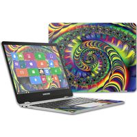 MightySkins Skin Compatible with Samsung Chromebook Plus 12.3"(2017 - Acid | Protective, Durable, and Unique Vinyl Decal wrap Cover | Easy to Apply, Remove, and Change Styles | Made in The USA
