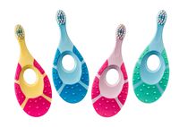 Jordan Step 1 Baby Toothbrush, 0-2 Years, Soft Bristles, BPA Free (4 Pack)