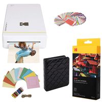 Kodak Mini Printer Starter Bundle + 20 Paper + Case + Photo Album + Hanging Frames + Sticker Frames