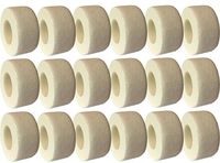 Hanbaili 20Pcs Self Adherent Cohesive Wrap Bandages,Clean Sanitary Pressure Wrap Gauze Bandage for Sprain Swelling(White)