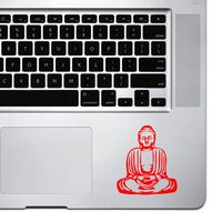 StickAny Palm Series Buddha Thin Sticker for MacBook Pro, Chromebook, and Laptops (Red)