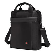 Soperwillton Vertical Shoulder Messenger Bag for iPad, Tablet and Laptop Upto 12"