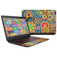 Mightyskins Skin Compatible with Hp Omen Laptop 17t Wrap Cover Sticker Skins Flower Wheels