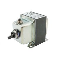 Functional Devices TR75VA001 Transformer, 75 VA, 120 to 24 Vac, Circuit Breaker, Foot and Single Threaded Hub Mount