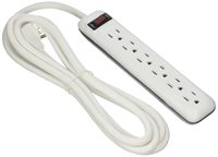 POWER ZONE OR801115 Powerzone Power Strip, 15 A, 6 Outlet