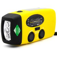 Service Survival Emergency Radio & NOAA Weather Radio | 1000mAh Hand Crank Radio & Battery Powered Radio AM/FM NOAA Solar Radio Weather Radio Weather Radio LED Flashlight USB Power Charger