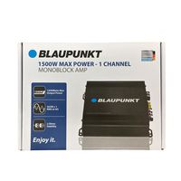 Blaupunkt AMP1501 1500 W Max Monoblock Class D Stereo Car Audio Amplifier