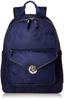 Baggallini Granada Laptop Backpack with RFID, navy jacquard
