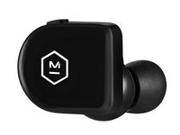 Master & Dynamic MW07 GO True Wireless Earphones - Water Resistant Earbuds - Sport & Travel Bluetooth, Lightweight in-Ear Headphones - Jet Black