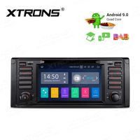 XTRONS Android 9.0 Car Stereo Radio DVD Player GPS Navigator 7 Inch Touch Display Head Unit Supports Bluetooth 5.0 WiFi Car Auto Play Backup Camera DVR OBD TPMS Full RCA Output for BMW E39 M5 7 Series