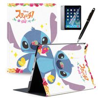 iPad 2018(6th Gen) iPad 2017(5th Gen) Case Cartoon Lilo & Stitch Cartoon Protection Lightweight PU Leather Smart Auto Sleep/Wake Cover Also Fit iPad Air 2 / iPad Air#B