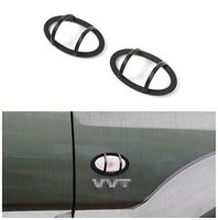 JDopption Black Exterior Parts Metal Turn Signal Light Lamp Hoods Cover for Suzuki Jimny 2008 up