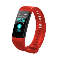 Smart Watch Slim Fitness Tracker Heart Rate Monitor, Amazing Sports Activity Tracker Watch, Waterproof Pedometer Watch with Sleep Monitor, Step Tracker for Kids, Women, and Men(RED)