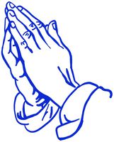 hBARSCI Praying Vinyl Decal - 5 Inches - for Cars, Trucks, Windows, Laptops, Tablets, Outdoor-Grade 2.5mil Thick Vinyl - Royal Blue