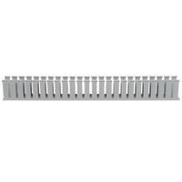 Panduit G1.5X3LG6 Type G Wide Slot Wiring Duct, PVC, Light Gray