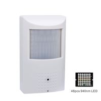 2.4MP Spy Security Camera Inwerang 940nm Invisible 1080P PIR Camera. Night Vision 3.7mm Pinhole Lens Wide Angle Indoor 4-in-1 (TVI/AHD/CVI/960H) Mini PIR Video Cam