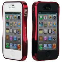 Scosche Ip4rr iPhone 4/4S Railkase - 1 Pack - Carrying Case - Retail Packaging - Red