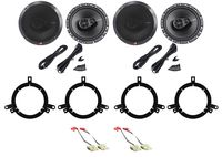 Rockford Fosgate Front+Rear Speaker Replacement for 1996-98 Jeep Grand Cherokee