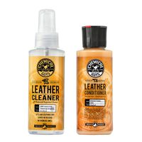 Chemical Guys Leather Cleaner and Conditioner Complete Leather Care Kit (4 Ounce) (2 Items)