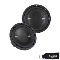 Polk MM842DVC 8" Dual 4-Ohm Voice Coil Subwoofer Bundle Includes 2 woofers with Marine Certification
