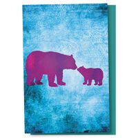 Tree-Free Greetings EcoNotes 12 Count Bear Cub All Occasion Notecard Set with Envelopes, 4 x 6 Inches (FS56659)