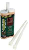 PC Products PC-Concrete Epoxy Adhesive Paste for Anchoring and Crack Repair, Two-Part 21.2oz Cartridge, Gray 70222