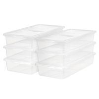 IRIS USA, Inc. CNL-41 41 Quart Clear Storage Box, 6 Pack