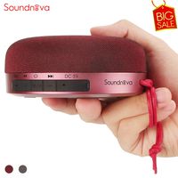 HIFI Soundnova N1 Portable Bluetooth Speaker with 6W Powerful 3D Sound, Waterproof IPX4, 15H Playtime,TWS, Extra Bass Perfect for iPhone, Samsung, ipod, Tablet, Laptop, Burgundy [Travel Case Included]