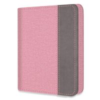 Fintie Mini Photo Album for Fujifilm Instax 3-Inch Film- 104 Pockets Photo Album for Fujifilm Instax Mini 9 Mini 8 Mini 90 Mini 25 Mini LiPlay Mini Link Printer, Polaroid Snap PIC-300, Denim Pink